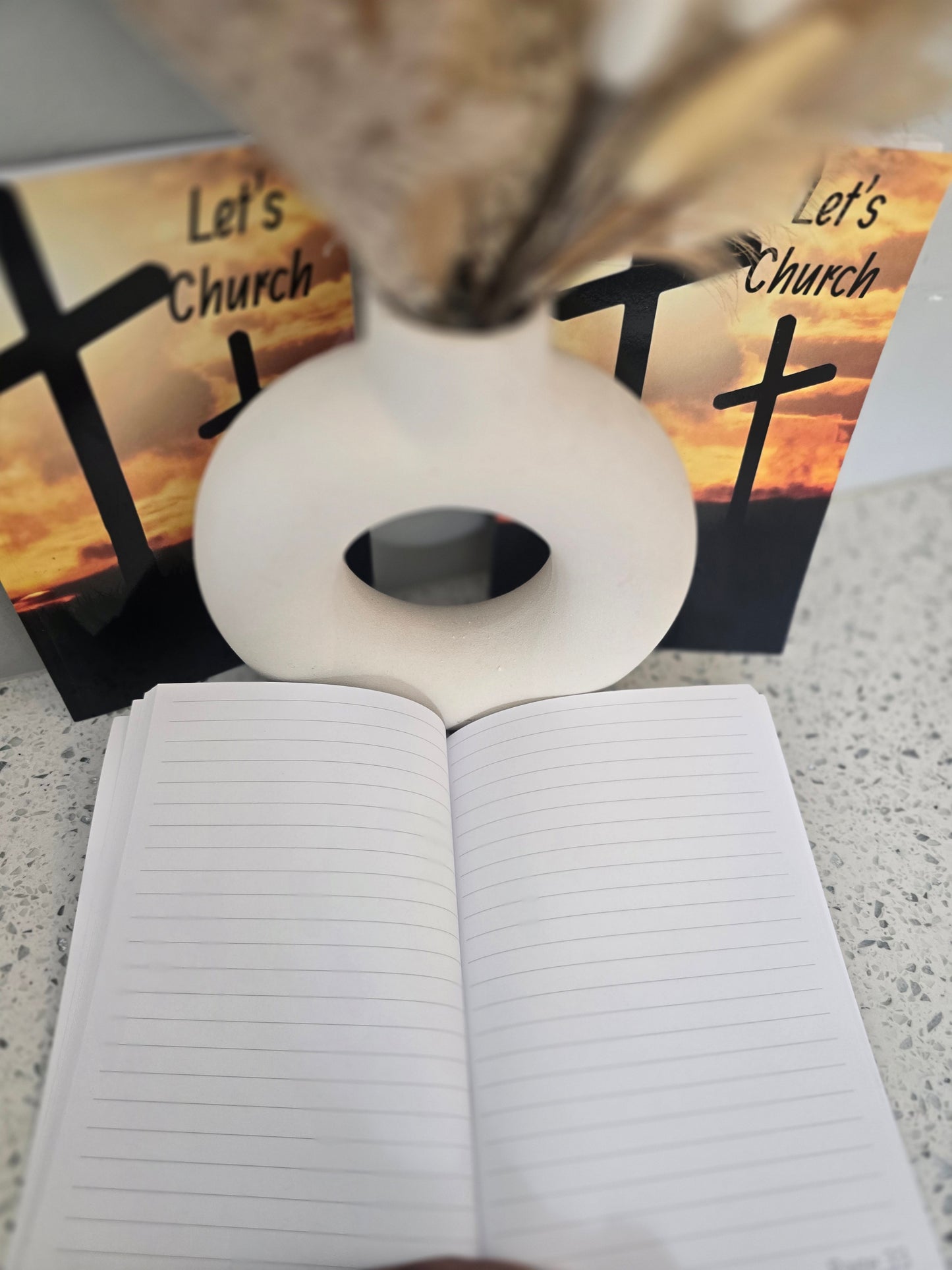 Let’s Church Journal – Bible Study & Faith Writing Journal
